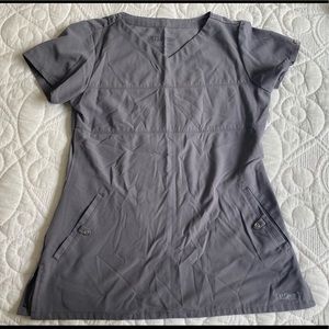 Greys anatomy scrub top, S, gray